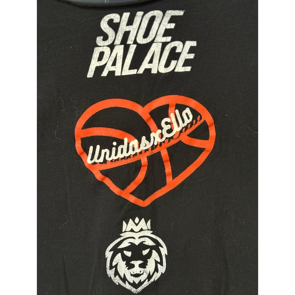 Shoe Palace x UnidasxElla Reworked Graphic Tee Distressed Streetwear Womens M - Picture 3 of 7
